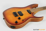 Solar Guitars SB1.6HFSB Flame Solar Burst Matte Electric Guitar