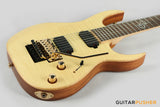 Solar Guitars SB1.7FRFM Flame Natural Matte 7-String Electric Guitar w/ Floyd Rose 1000