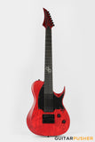 Solar Guitars T1.7TBR Trans Blood Red Matte 7-String Electric Guitar w/ Evertune Bridge