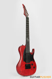 Solar Guitars T1.7TBR Trans Blood Red Matte 7-String Electric Guitar w/ Evertune Bridge