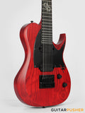 Solar Guitars T1.7TBR Trans Blood Red Matte 7-String Electric Guitar w/ Evertune Bridge