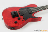 Solar Guitars T1.7TBR Trans Blood Red Matte 7-String Electric Guitar w/ Evertune Bridge