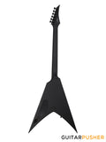 Solar Guitars V2.6C Carbon Black Matte Flying V Electric Guitar
