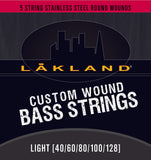 Lakland Custom Wound 5-String Stainless Steel Bass Strings