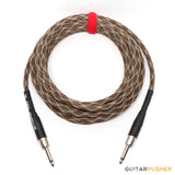 Rattlesnake Standard Instrument Cable - Straight to Straight Nickel Plugs - GuitarPusher