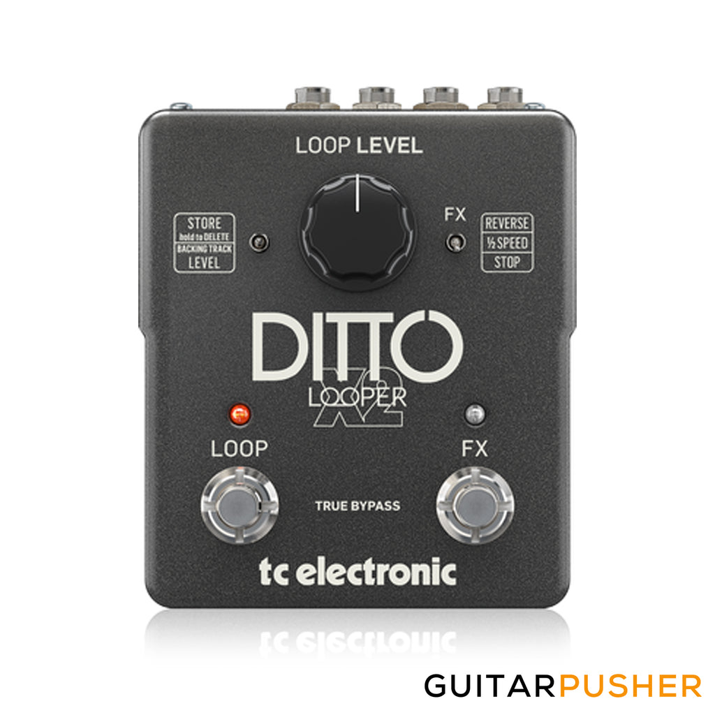 TC Electronic Ditto X2 Looper Pedal GuitarPusher