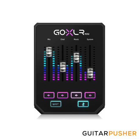 TC Helicon GO XLR MINI Online Broadcast Mixer with USB/Audio Interface –  GuitarPusher
