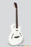 Tyma TE-1 Hollowbody Electric Guitar - White