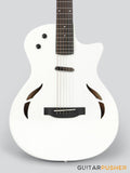 Tyma TE-1 Hollowbody Electric Guitar - White