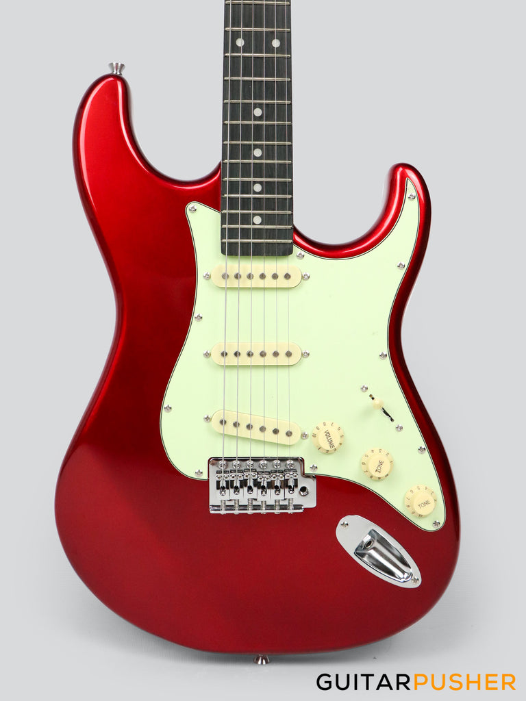 Tagima TG-500 S-Style Woodstock Series - Candy Apple Red – GuitarPusher