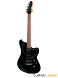 Tagima Brazil Series Rocker Offset Electric Guitar (Black) Rosewood Fingerboard/Black Pickguard