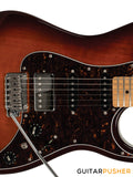 Tagima Brazil Series Stella HSS S Style Electric Guitar (Honeyburst) Maple Fingerboard/Tortoise Pickguard