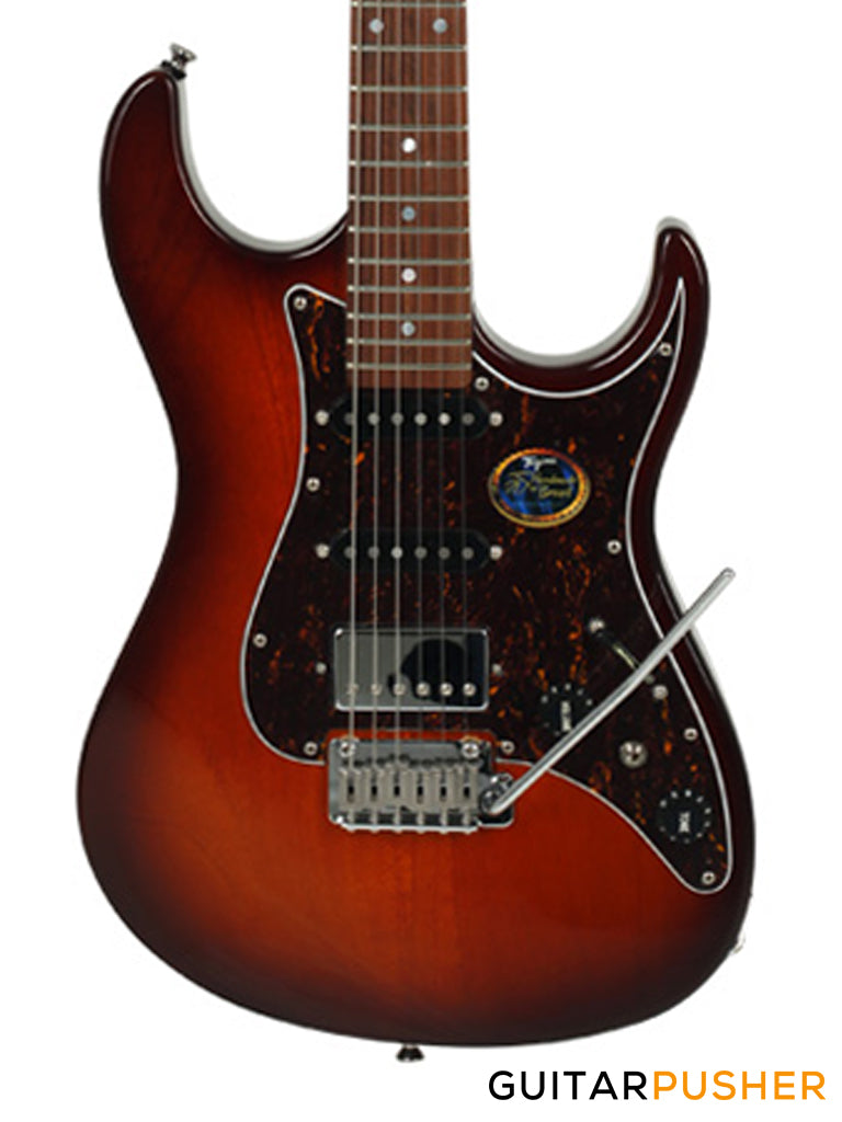 Tagima Brazil Series Stella HSS S Style Electric Guitar (Honeyburst) R ...