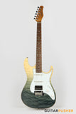 Tagima Stella DW HSS S Style Electric Guitar (Transparent Black Fade) Rosewood Fingerboard/White Pickguard