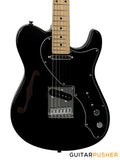 Tagima Brazil Series T-920 Semi-Hollow T Style Electric Guitar (Black) Maple Fingerboard/Black Pickguard