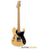 Tagima Brazil Series T-920 Semi-Hollow T-Style Electric Guitar (Butterscotch) Maple Fingerboard/Black Pickguard