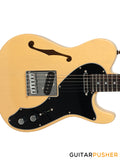 Tagima Brazil Series T-920 Semi-Hollow T-Style Electric Guitar (Butterscotch) Rosewood Fingerboard/Black Pickguard