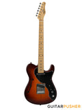 Tagima Brazil Series T-920 Semi-Hollow T-Style Electric Guitar (Honeyburst) Maple Fingerboard/Black Pickguard