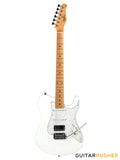 Tagima Brazil Series T-930 HSS T-Style Electric Guitar (White) Maple Fingerboard/Pearl White Pickguard