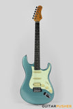 Tagima TG-540 HSS Stratocaster Woodstock Series - Lake Placid Blue (Ebony/Mint)