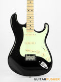 Tagima New T-635 Classic Series S Style Electric Guitar - Black (Maple Fingerboard/Mint Green Pickguard)