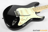 Tagima New T-635 Classic Series S Style Electric Guitar - Black (Maple Fingerboard/Mint Green Pickguard)