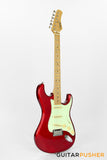 Tagima New T-635 Classic Series S Style Electric Guitar - Metallic Red (Maple Fingerboard/Mint Green Pickguard)