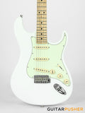 Tagima New T-635 Classic Series S Style Electric Guitar - Olympic White (Maple Fingerboard/Mint Green Pickguard)