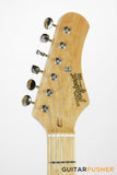 Tagima New T-635 Classic Series S Style Electric Guitar - Black (Maple Fingerboard/Mint Green Pickguard)