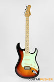 Tagima New T-635 Classic Series S Style Electric Guitar - Sunburst (Maple Fingerboard/Mint Green Pickguard)