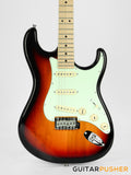 Tagima New T-635 Classic Series S Style Electric Guitar - Sunburst (Maple Fingerboard/Mint Green Pickguard)