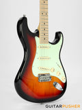 Tagima New T-635 Classic Series S Style Electric Guitar - Sunburst (Maple Fingerboard/Mint Green Pickguard)