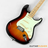 Tagima New T-635 Classic Series S Style Electric Guitar - Sunburst (Maple Fingerboard/Mint Green Pickguard)