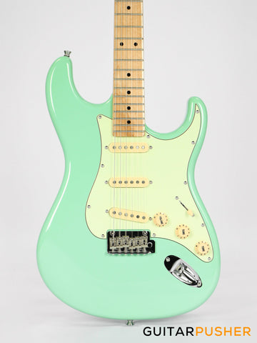 Tagima New T-635 Classic Series S Style Electric Guitar - Surf Green (Maple Fingerboard/Mint Green Pickguard)