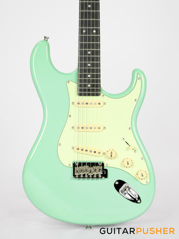 Tagima New T-635 Classic Series S Style Electric Guitar - Surf Green (Rosewood Fingerboard/Mint Green Pickguard)