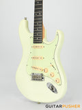 Tagima New T-635 Classic Series S Style Electric Guitar - Vintage White (Rosewood Fingerboard/Mint Green Pickguard)