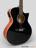 Tagima TW-29 EQ Medium Jumbo Acoustic-Electric Guitar - Black