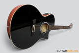 Tagima TW-29 EQ Medium Jumbo Acoustic-Electric Guitar - Black