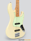 Tagima TW-73 JB Bass 4-String - Vintage White (Maple Fingerboard/Mint Green Pickguard)