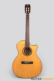 Tyma G-15E Solid Top Nylon Cutaway Auditorium Acoustic Guitar