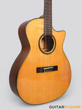 Tyma G-15E Solid Top Nylon Cutaway Auditorium Acoustic Guitar