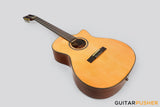 Tyma G-15E Solid Top Nylon Cutaway Auditorium Acoustic Guitar