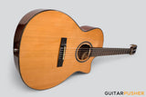 Tyma G-15E Solid Top Nylon Cutaway Auditorium Acoustic Guitar