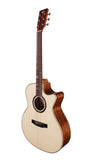 Tyma G-26E Solid Engelmann Spruce Top Koa Grand Auditorium Acoustic-Electric Guitar with T200 pickup