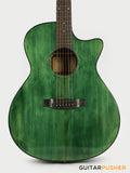 Tyma G-3 CGE Solid Sitka Spruce Top Mahogany Auditorium Acoustic-Electric Guitar with T-200 preamp (Coral Green)