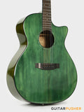 Tyma G-3 CGE Solid Sitka Spruce Top Mahogany Auditorium Acoustic-Electric Guitar with T-200 preamp (Coral Green)