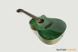 Tyma G-3 CGE Solid Sitka Spruce Top Mahogany Auditorium Acoustic-Electric Guitar with T-200 preamp (Coral Green)