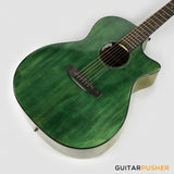 Tyma G-3 CGE Solid Sitka Spruce Top Mahogany Auditorium Acoustic-Electric Guitar with T-200 preamp (Coral Green)