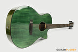 Tyma G-3 CGE Solid Sitka Spruce Top Mahogany Auditorium Acoustic-Electric Guitar with T-200 preamp (Coral Green)