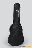 Tyma TP-18E Solid Top 00 Parlor Acoustic Guitar - Black